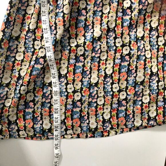 J Crew Mercantile Ditsy Floral Mini Dress V Neck Off The Shoulder Size 4/6 NWT - Picture 12 of 14